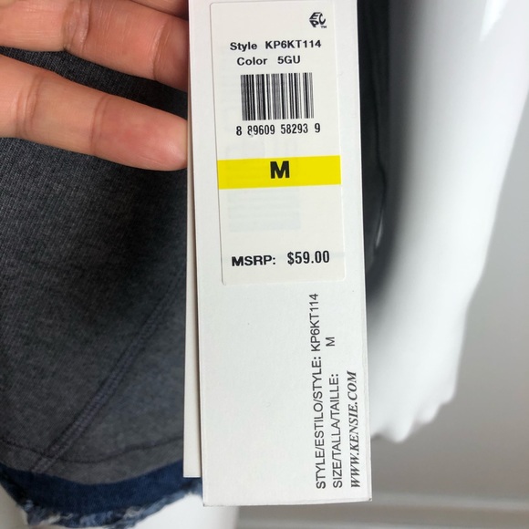 Kensie Performance Cowl Neck Poncho Oversized - Picture 14 of 14